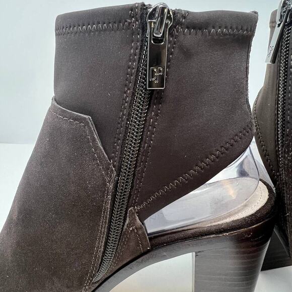 Donald J Pliner Women's Kleo Open Toe Ankle Bootie Size 9M Brown - Picture 6 of 13